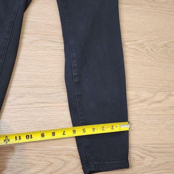 Judy Blue Skinny Fit Jeans Womens 14W Black Stretch Denim Dark Pants 32x28 - Picture 8 of 13
